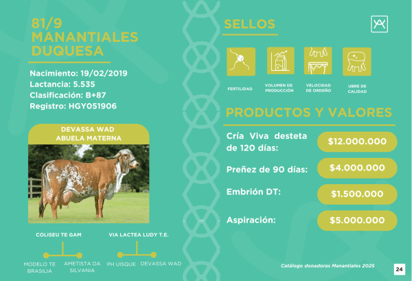 Primera Cuota Cría Viva Duquesa<br><span class="subtitulo-producto">GYR</span> - Imagen 3